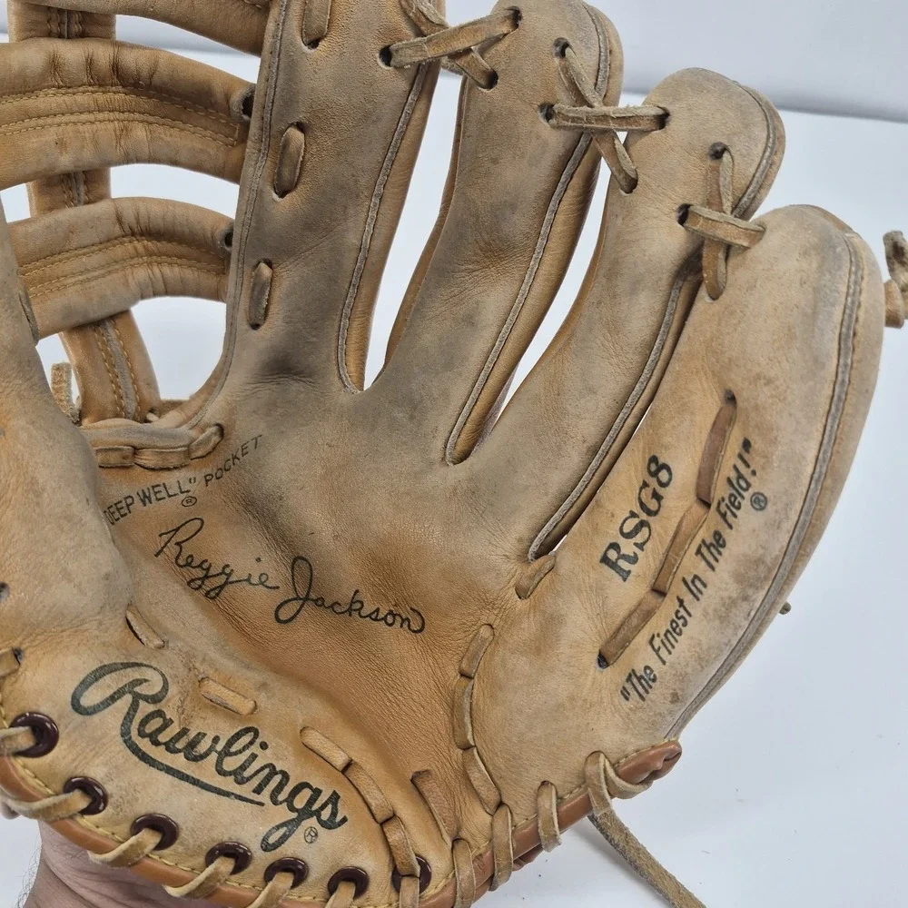 Vintage Rawlings RSG8 Reggie‎ Jackson Baseball Mitt